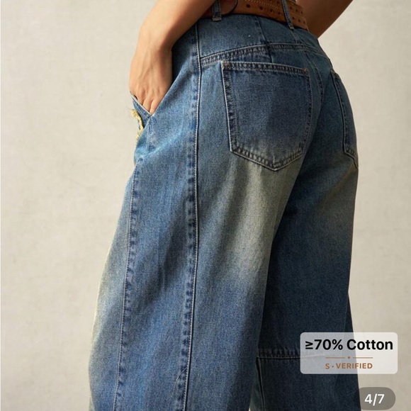 Bohemela Women's Blue Jeans - Picture 2 of 9